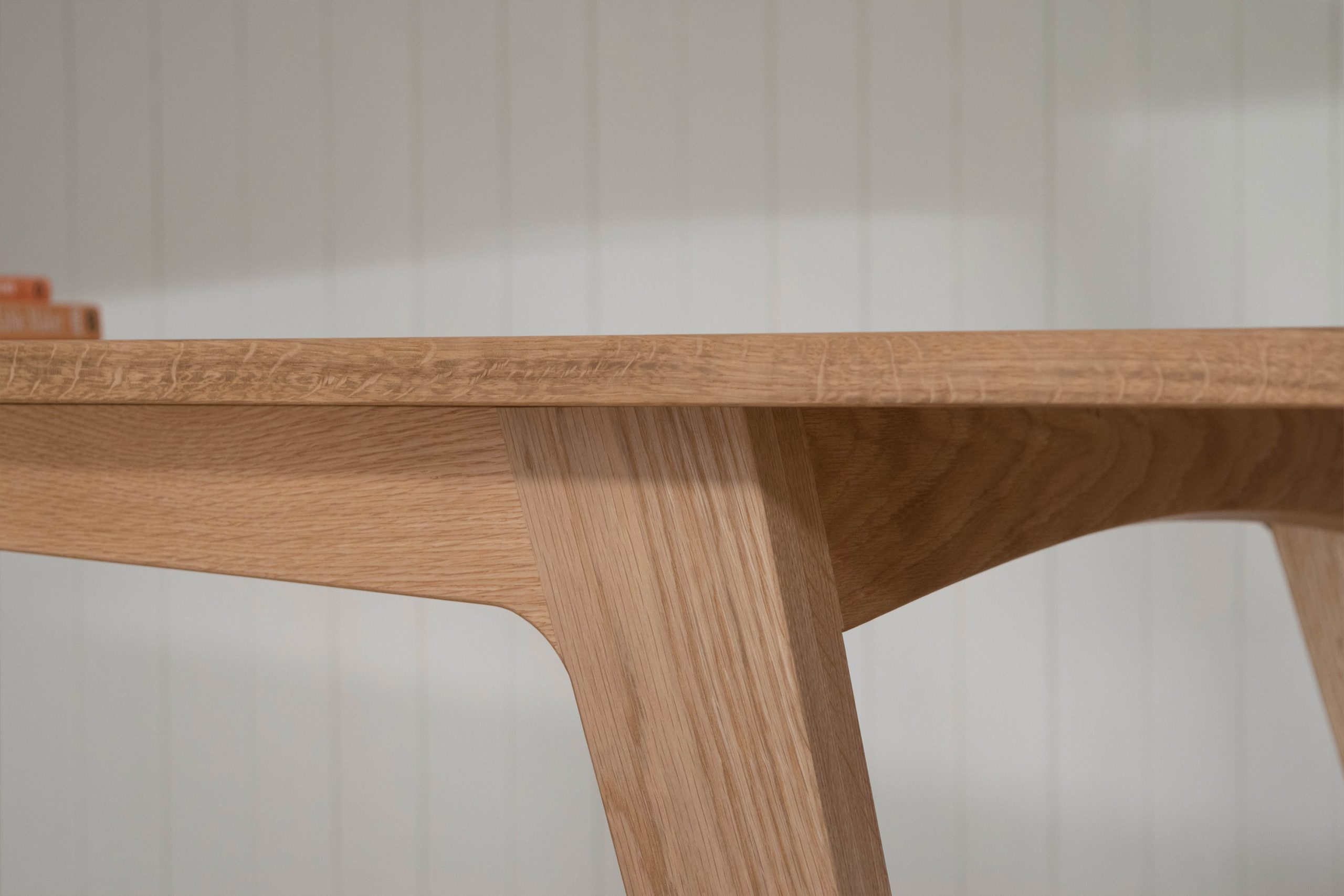 Mid-Century Modern Oak Dining Table - 6 Seater - #020 - Image 6