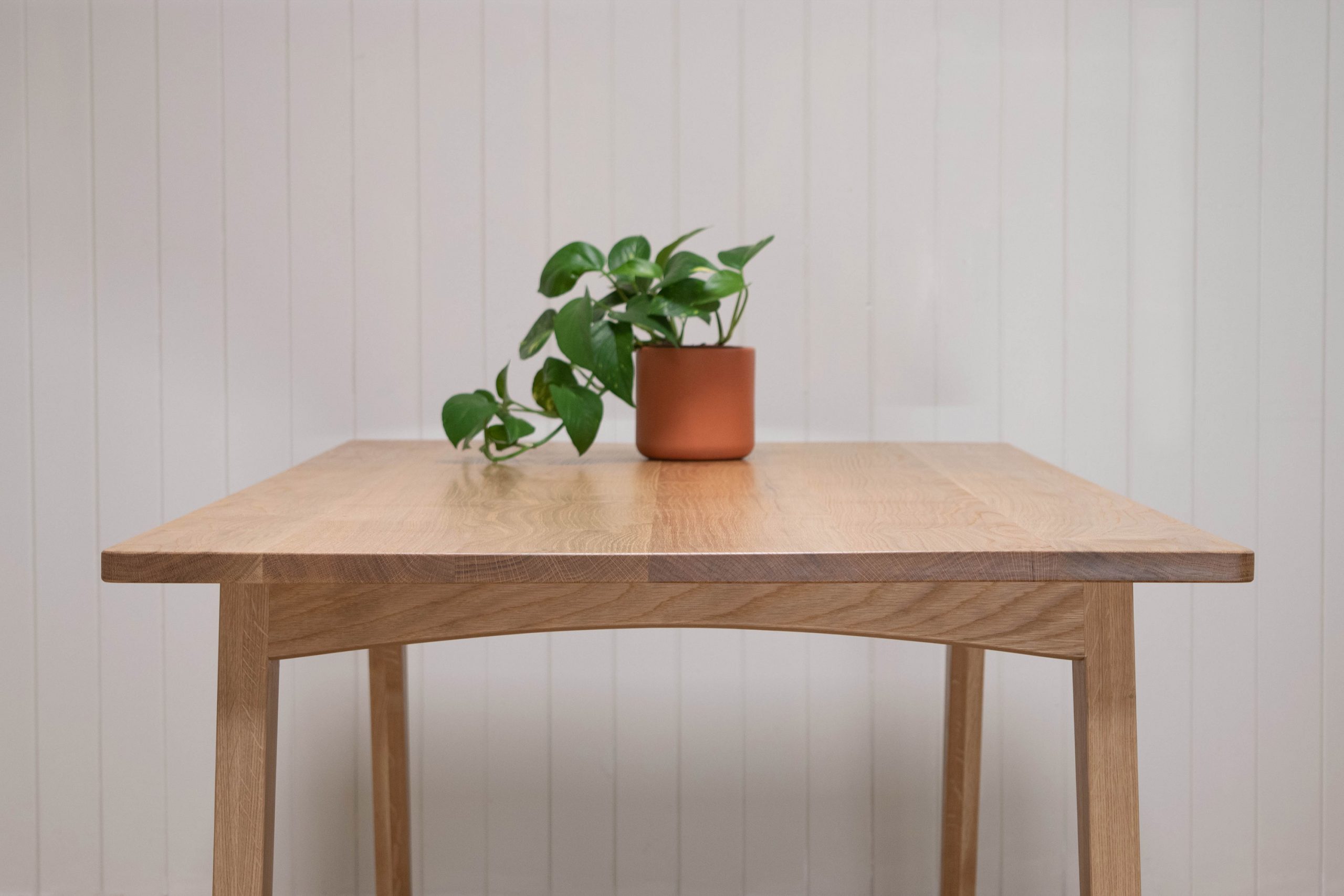 Mid-Century Modern Oak Dining Table - 6 Seater - #020 - Image 7