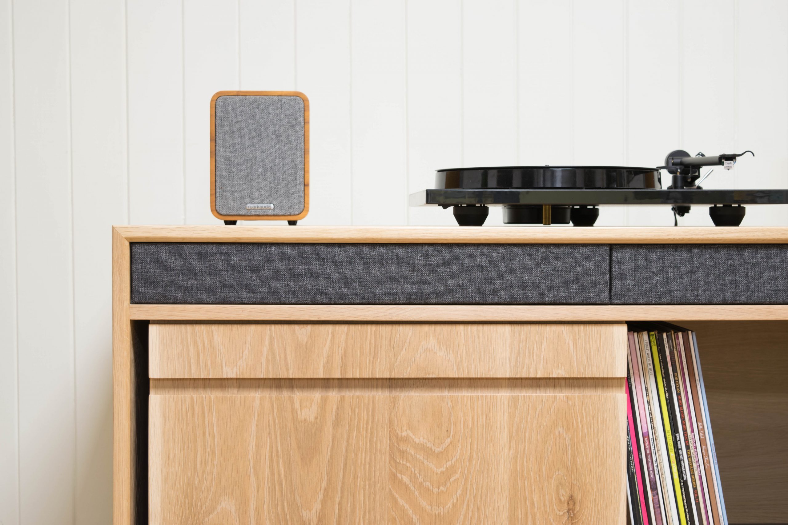 Japandi Hifi Unit, Record Media Cabinet - #017 - Image 8