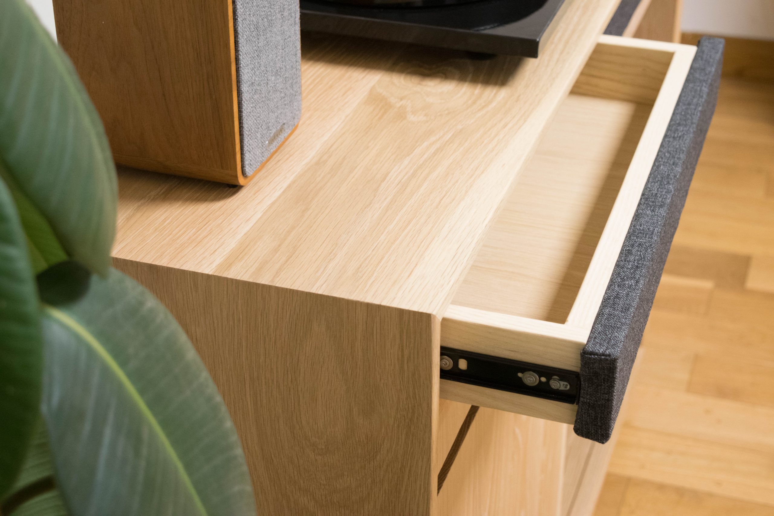 Japandi Hifi Unit, Record Media Cabinet - #017 - Image 5